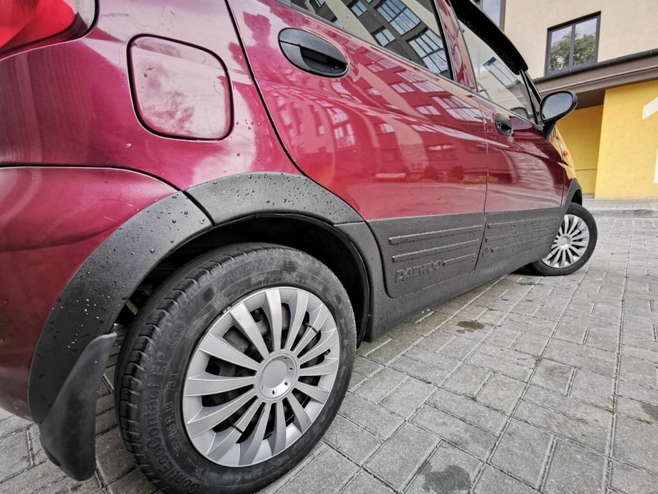 Накладки на пороги, двери, колесные арки и бампера Daewoo Matiz, комплект ООО "Автостайл"