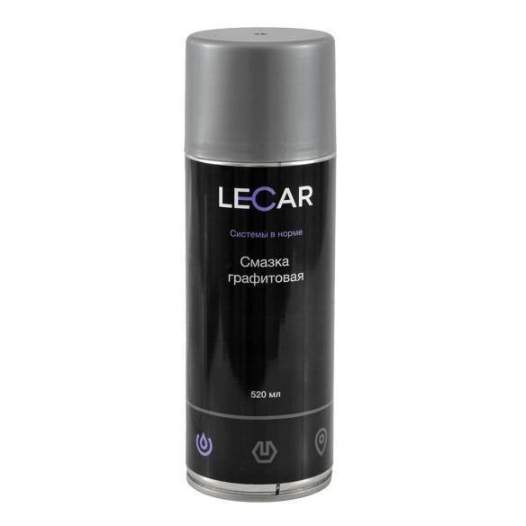 Смазка графитовая LECAR 520 мл. (аэрозоль)