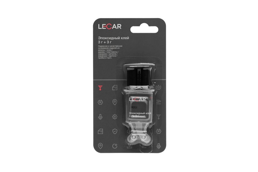 Эпоксидный клей LECAR 3гр.+3гр. (блистер)