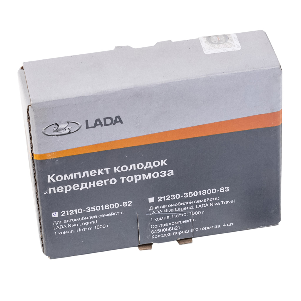 Комплект передних тормозных колодок LADA 4x4