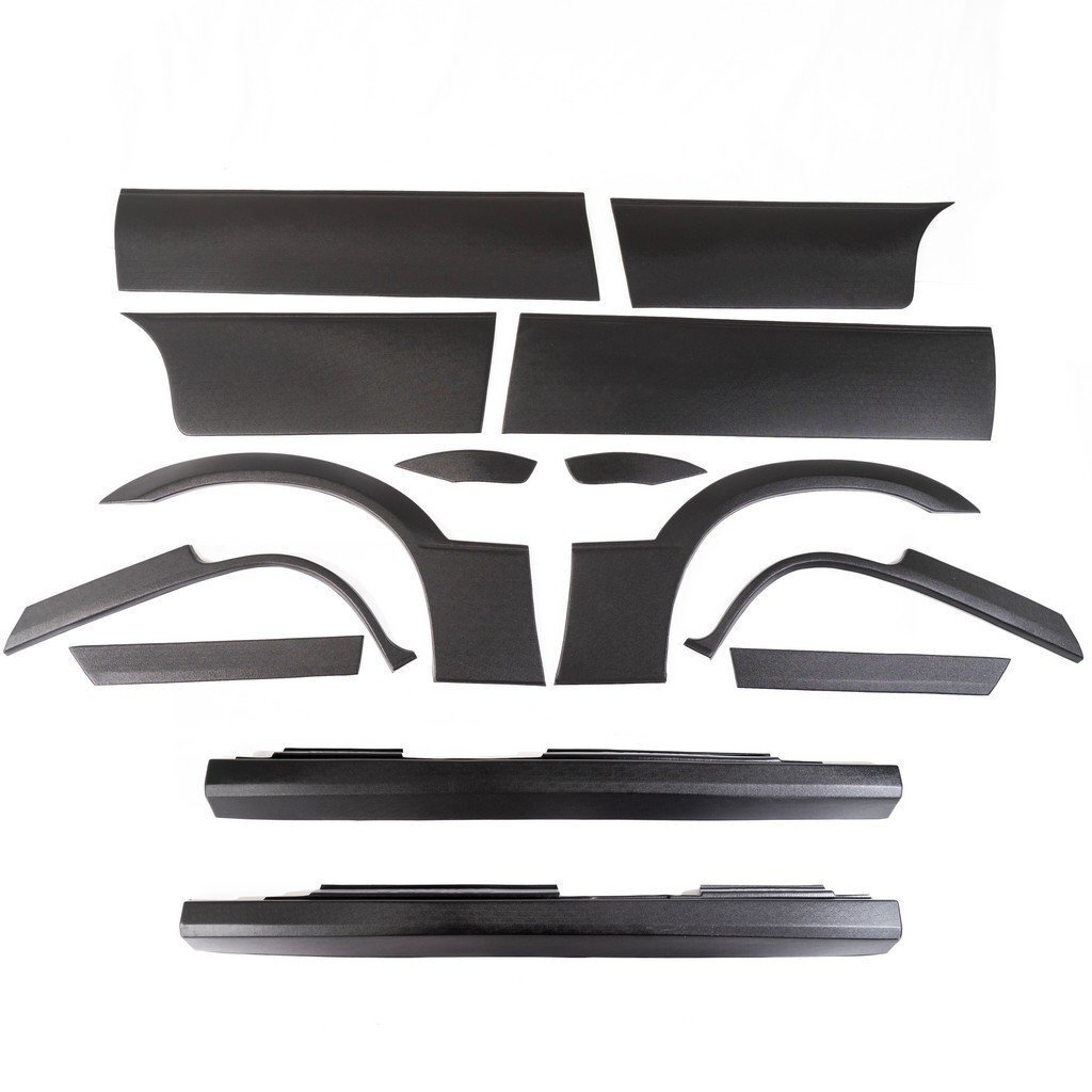 Накладки на пороги, двери и колесные арки Daewoo Nexia, комплект ООО "Автостайл"