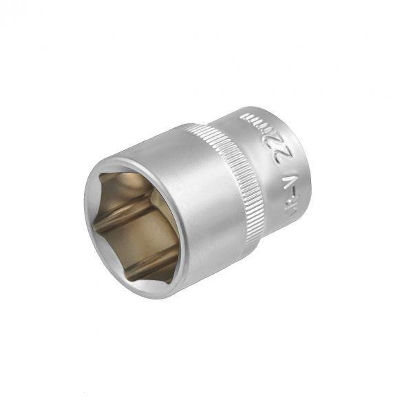 Торцевая головка 1/2" 22 мм. (хром-ванадий)