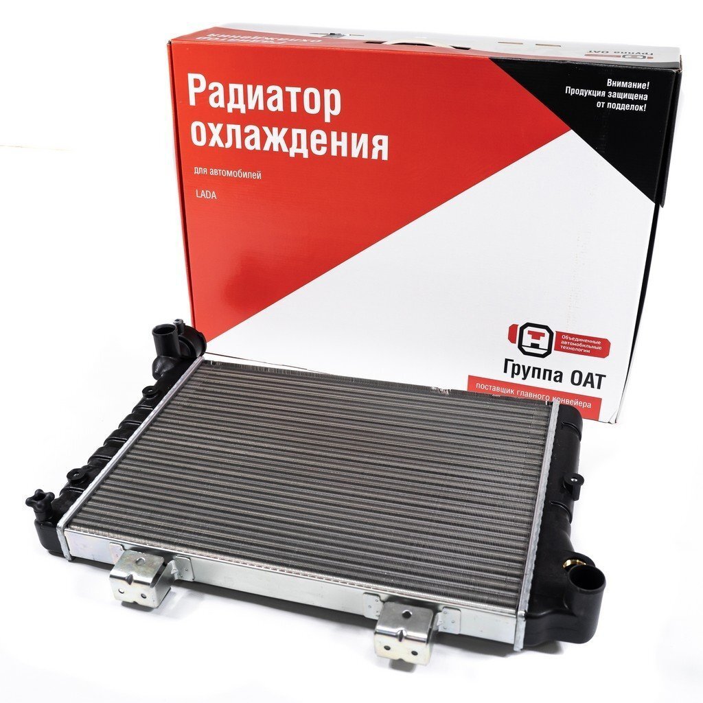 Радиатор охлаждения двигателя ВАЗ-2106 в сборе | АО "ТД ОАТ"